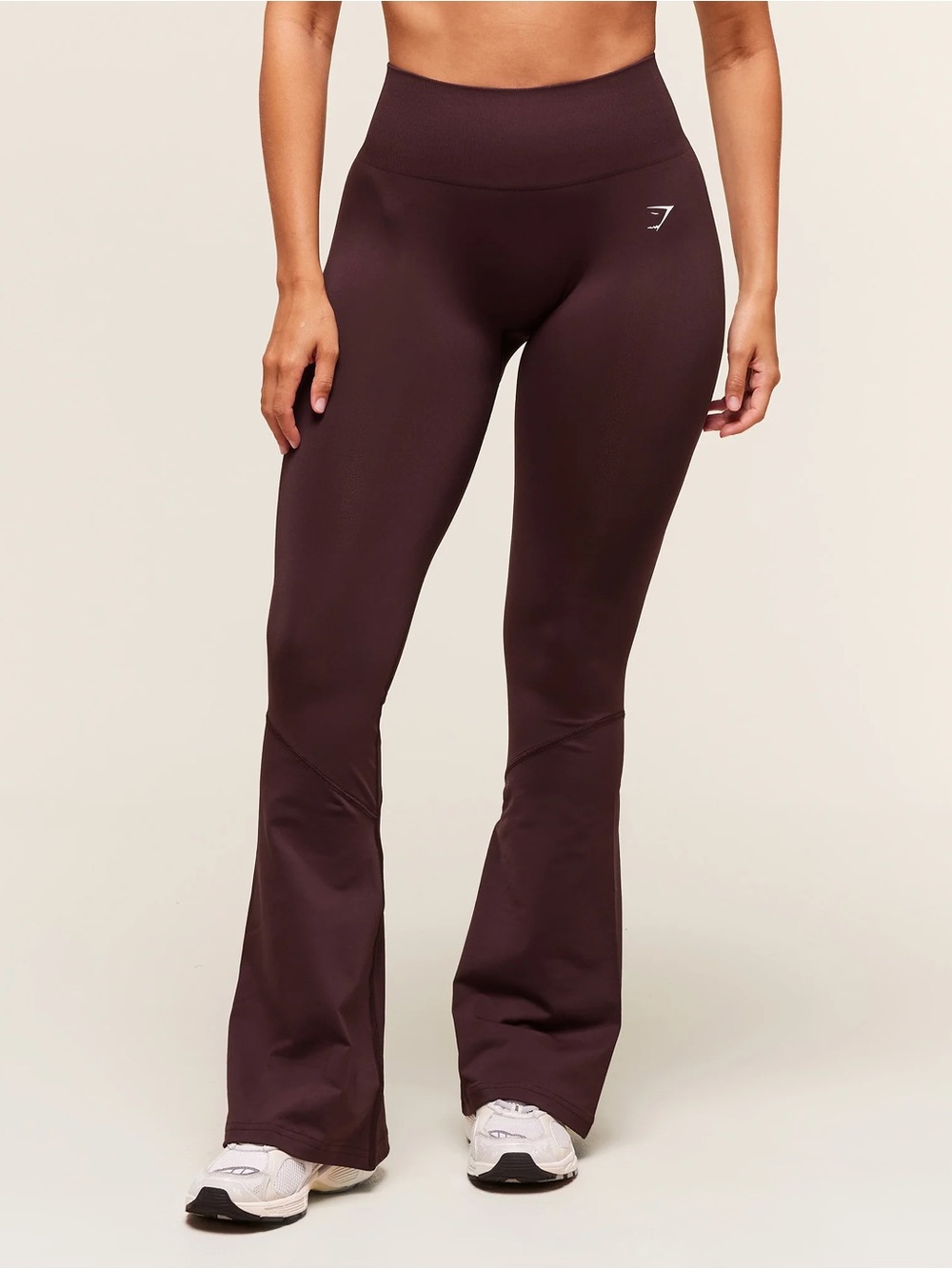 Gymshark High-Waist Flare Leggings - Plum